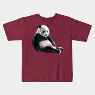 Pondering Panda Kids T-Shirt